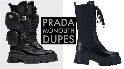 prada chelsea boot dupe|prada monolith boot dupe.